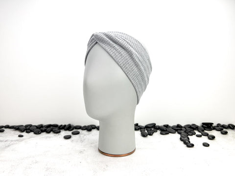 Gray Sweater Knit Headband