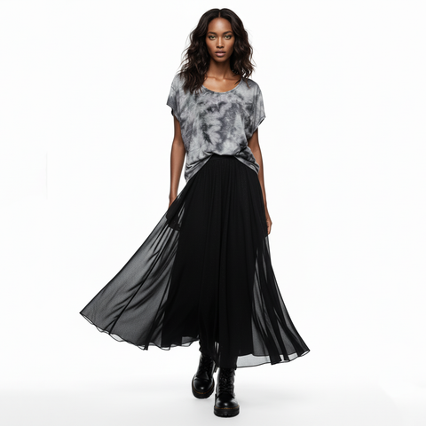 Sage Lavender Tie Dye Dolman Top