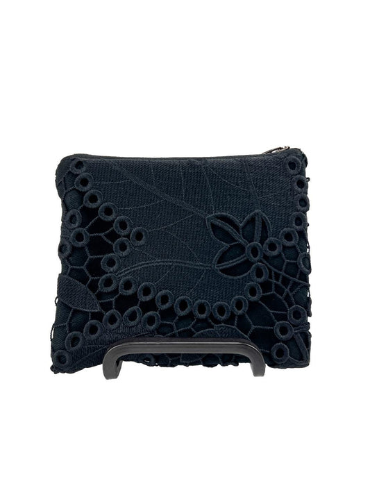 Black Lace Zipper Pouch BAGG00074