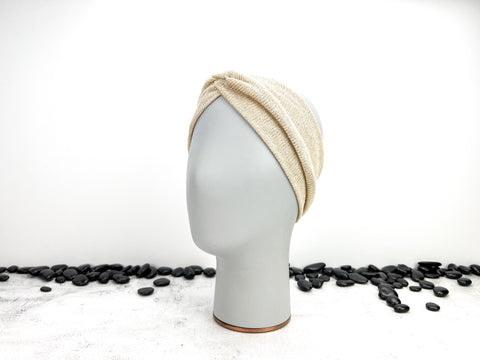 Metallic Gold Sweater Knit Headband