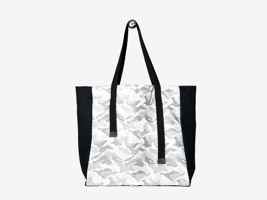 Gray Camouflage Large Tote Bag BAGG00087