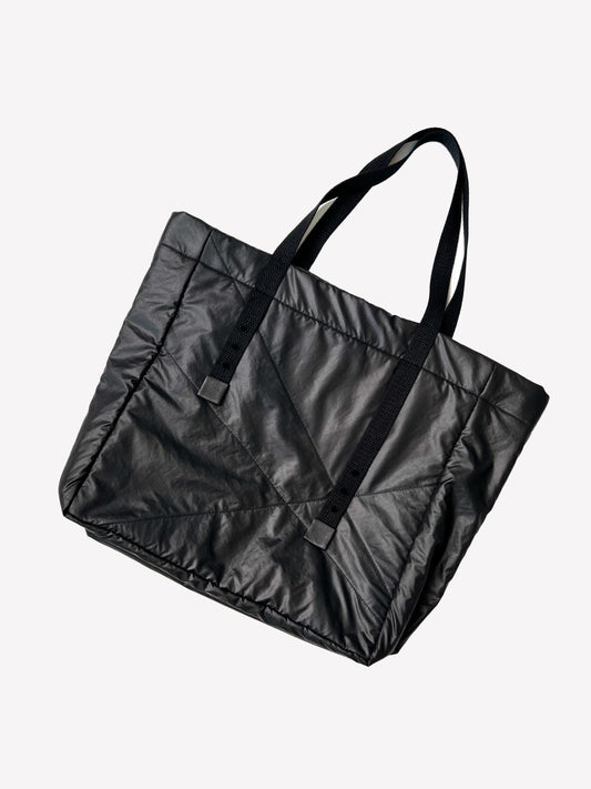 Black Quilted Large Tote Bag BAGG00088