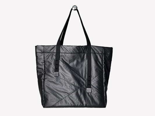 Black Quilted Large Tote Bag BAGG00088