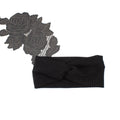 Black Sweater Knit Headband - Sumie Tachibana