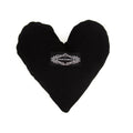 Black and White Tweed Heart Pillow - Sumie Tachibana