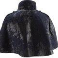 Midnight Splatter Paint Military Cape - Sumie Tachibana