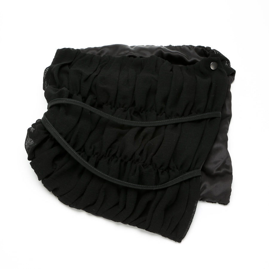 Ruched Oversized Scarflette Cowl - Sumie Tachibana